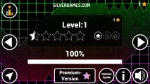 Geometry Dash Hyper Wave: Neon Challenge: Menu