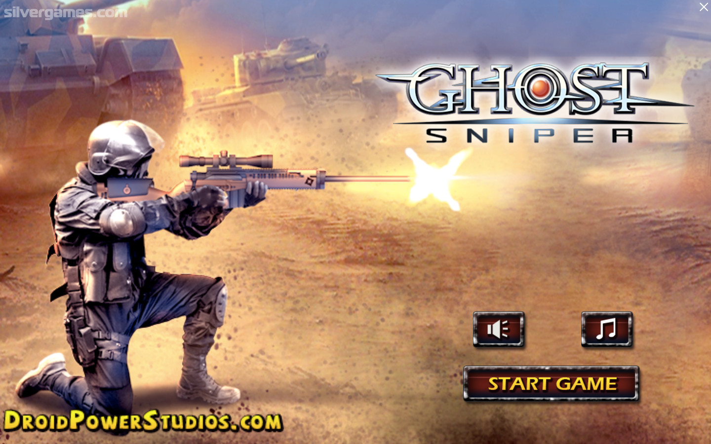 Ghost Sniper - Играйте Онлайн на SilverGames 🕹️