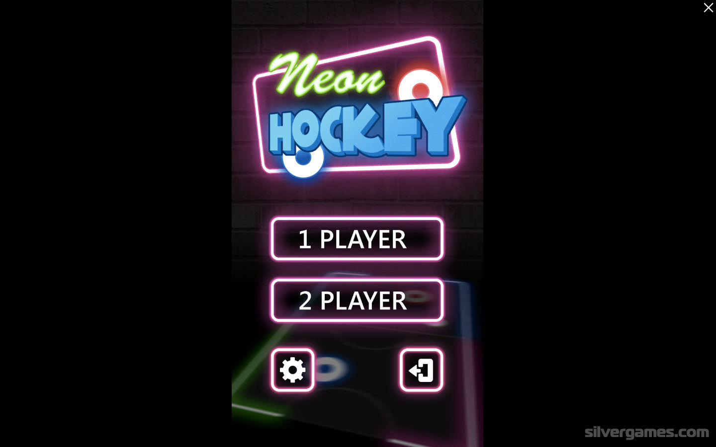 glow air hockey online