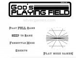 God's Playing Field: Menu