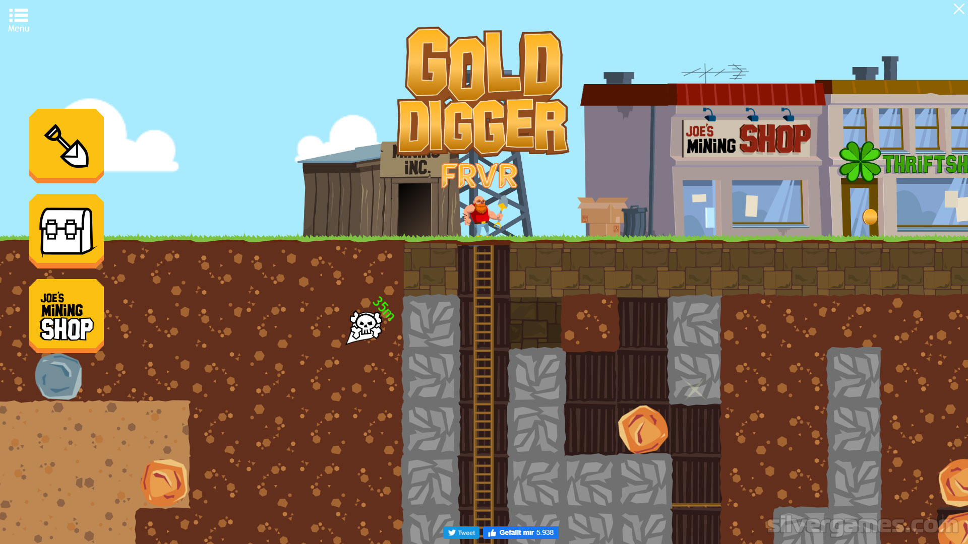 Gold Digger FRVR - Играйте Онлайн на SilverGames 🕹️