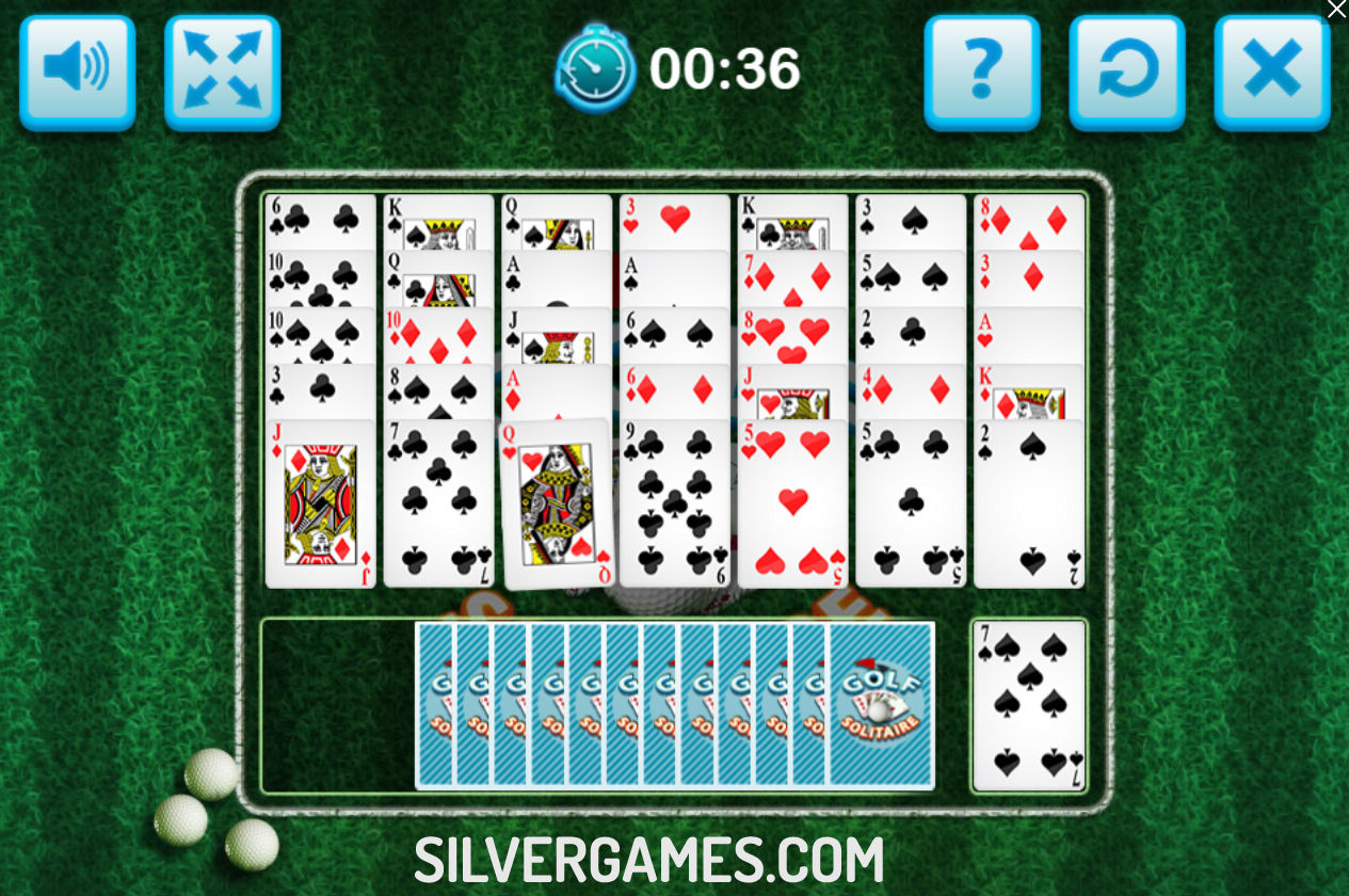 Golf Solitaire  Play it online