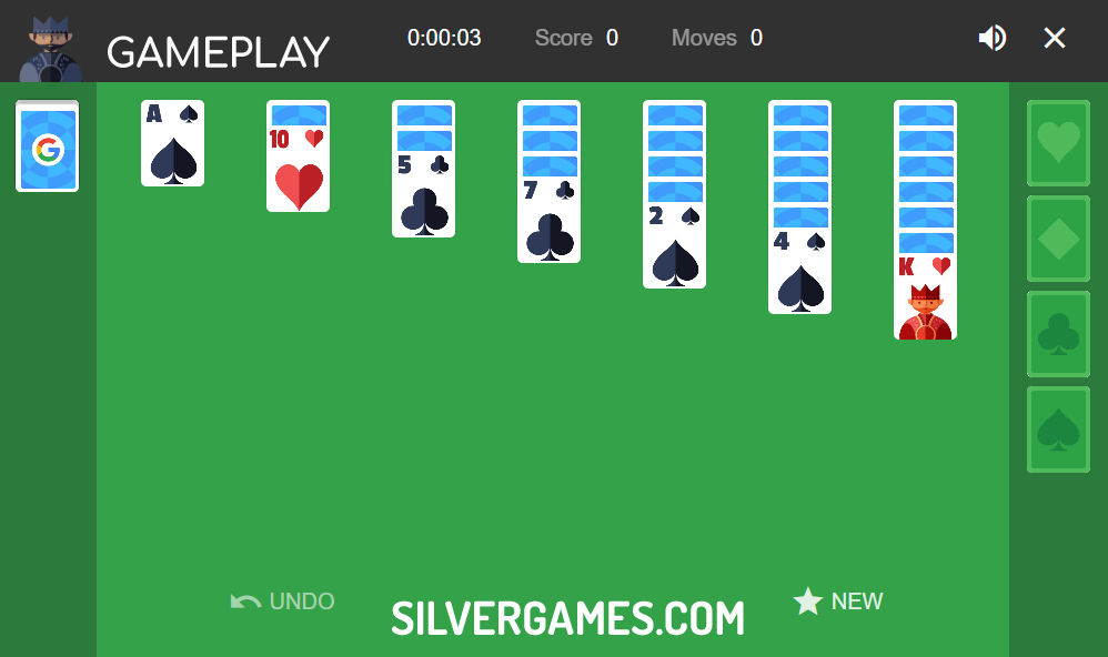 Solitaire - Play Online on SilverGames 🕹️