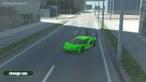 Grand City Driving: Green Sport Car Racing