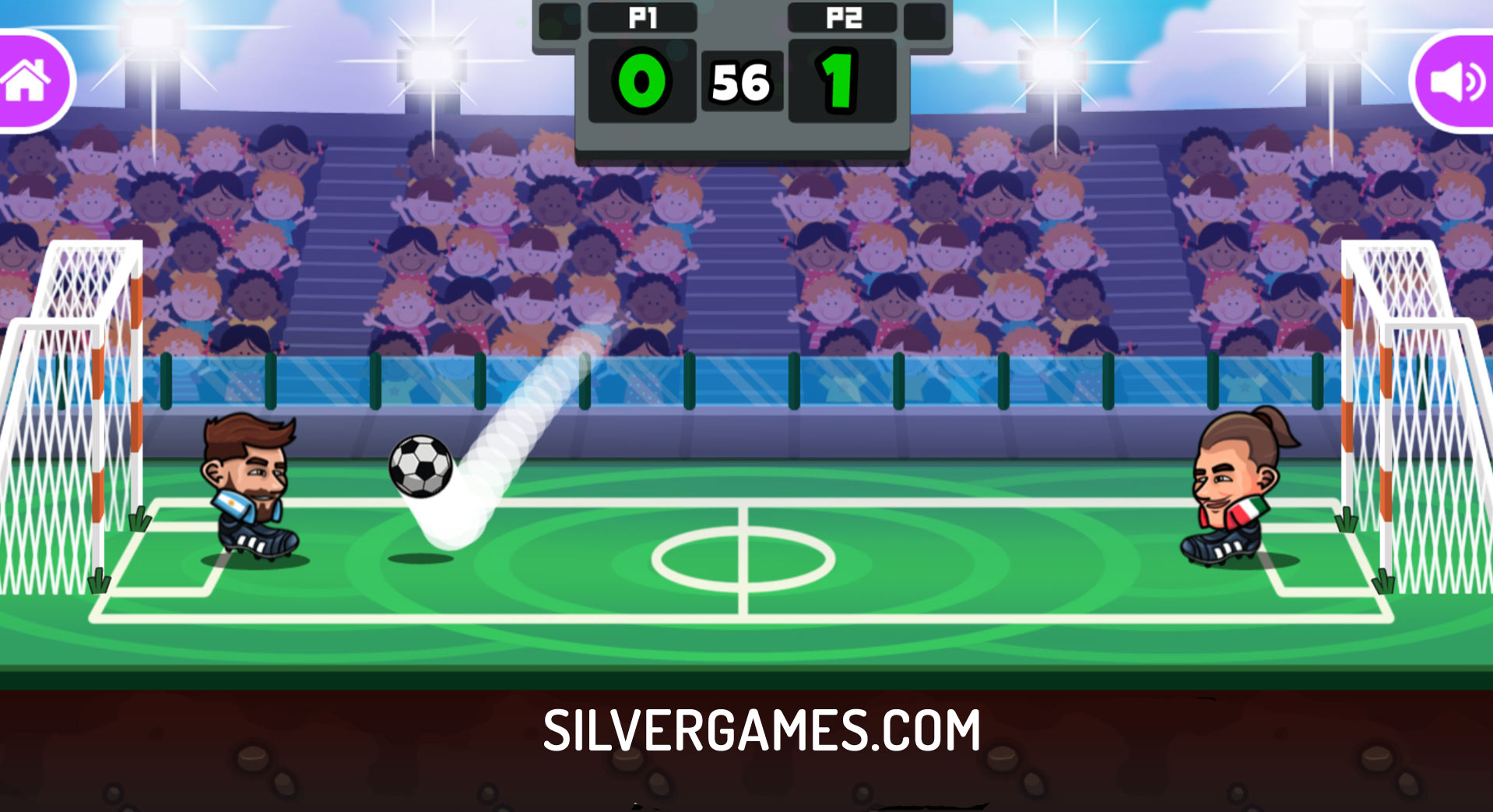 Head Soccer - Play Online on SilverGames 🕹️