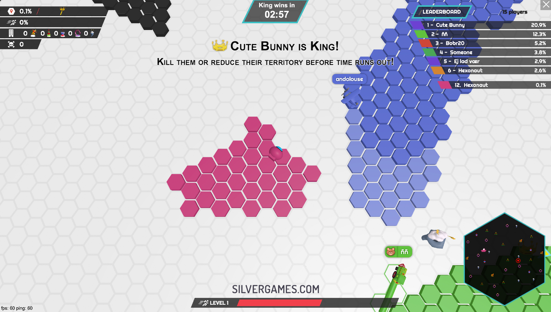 Hexanaut.io - 3D multiplayer snake game