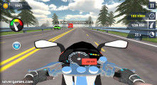 Course De Moto Sur L'autoroute : Gameplay