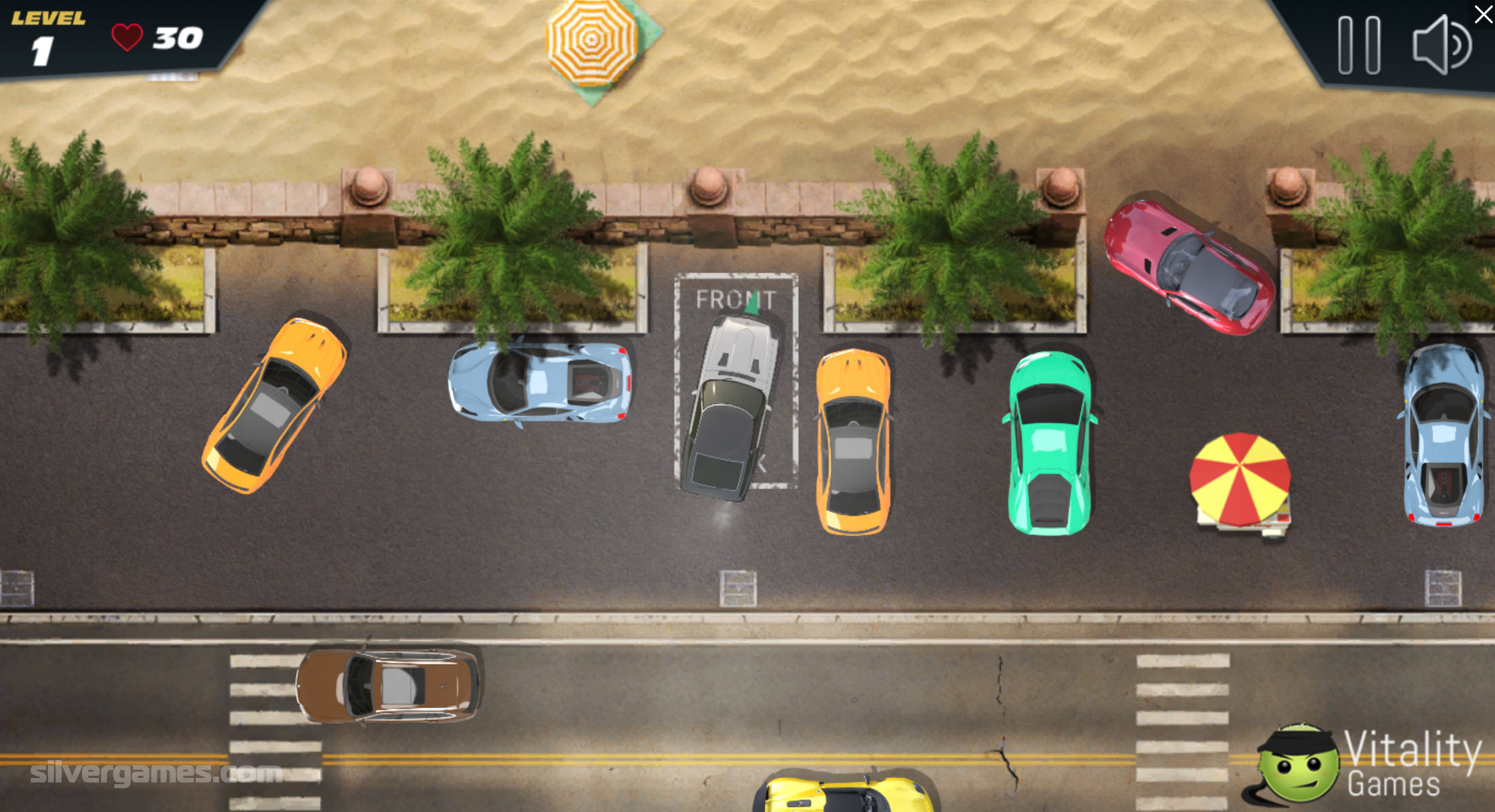 Holiday Parking - Играйте Онлайн на SilverGames 🕹️