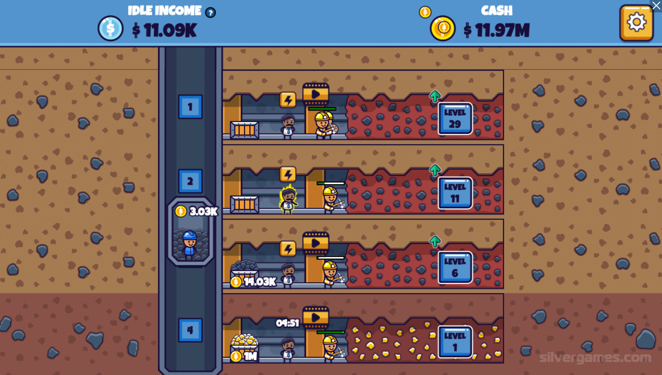 IDLE MINING EMPIRE - Play Online for Free!