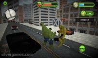 Incredible Monster: Gameplay Fighting Green Hulks