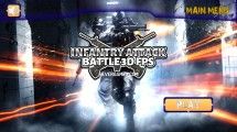 Infantry Attack Battle 3D FPS: Menu