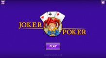 Joker Poker: Menu