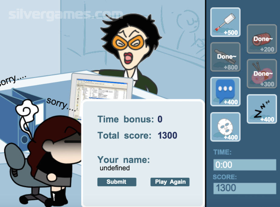 Kill Time in Office Game - Play online at Y8 com 