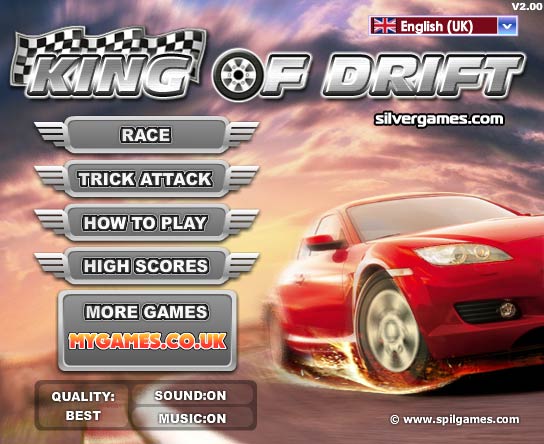 New Drift Game with Wheel Support! - Drift King 