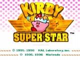 Kirby Super Star: Menu