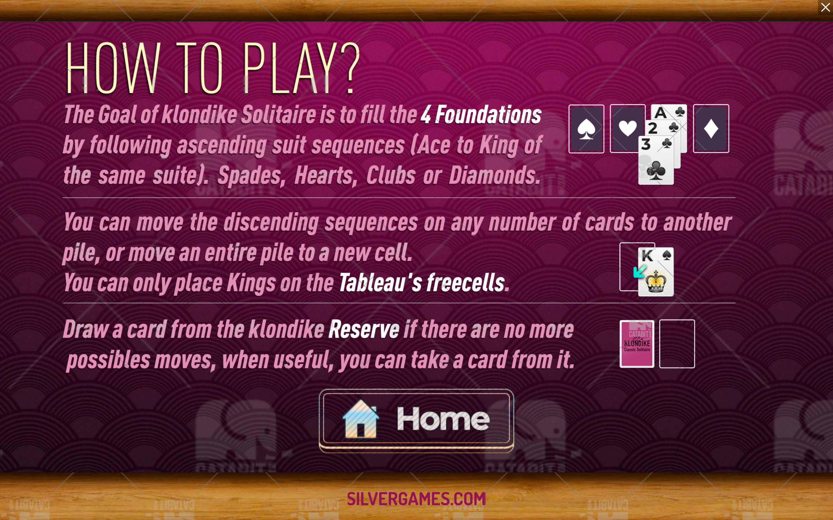 play free world solitaire klondike turn one