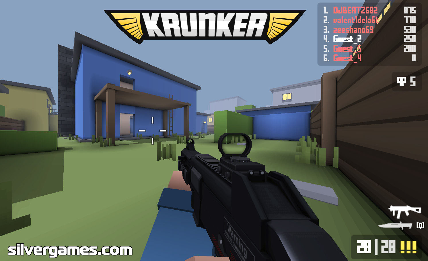 shooting game krunker