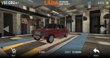 Lada Russian Car Drift: Menu