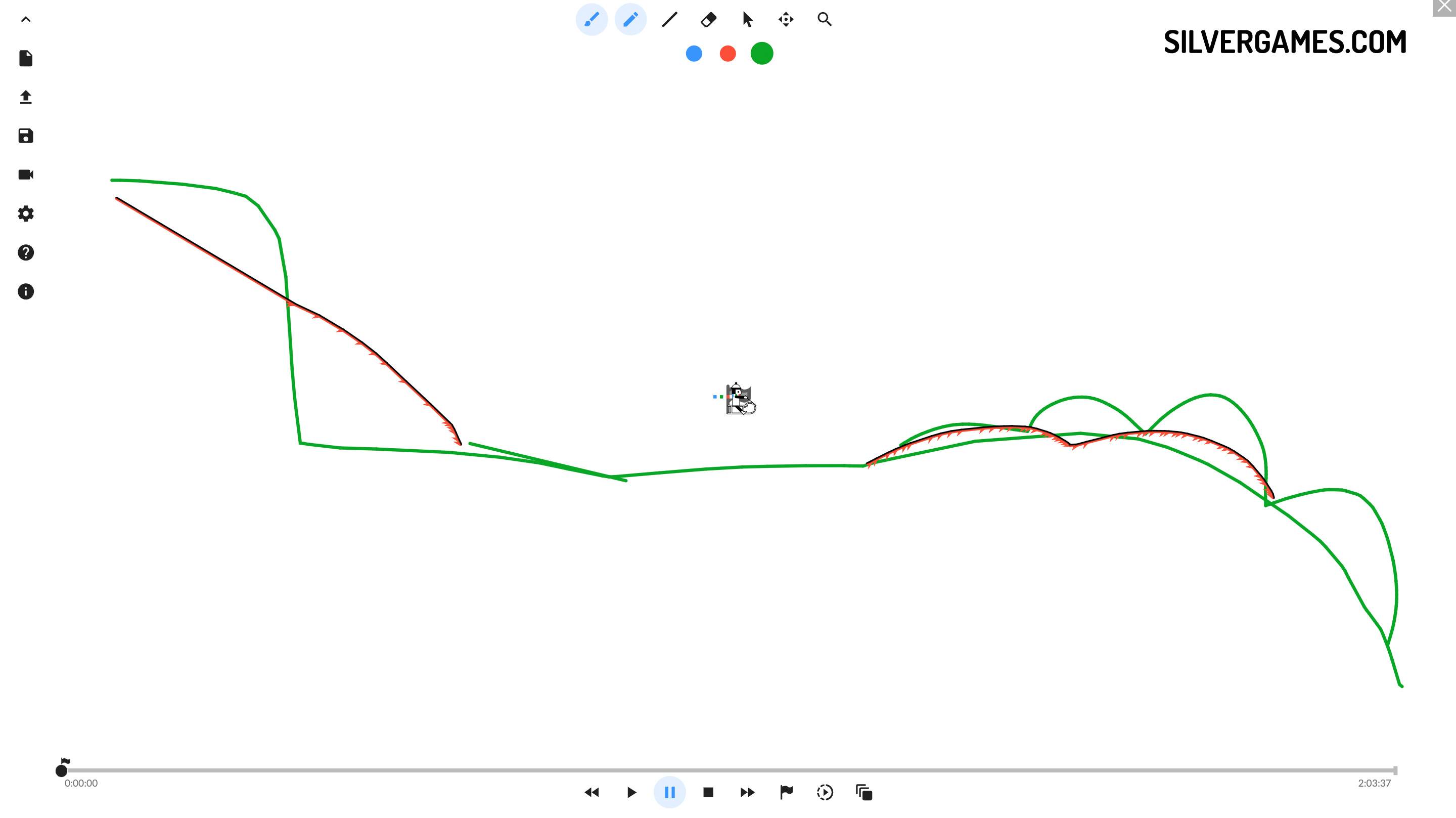 Line Rider Pelaa Verkossa SilverGamesissa 