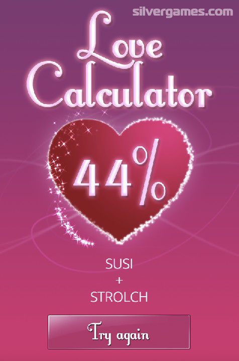 True Love Calculator - Jogue Online em SilverGames 🕹️