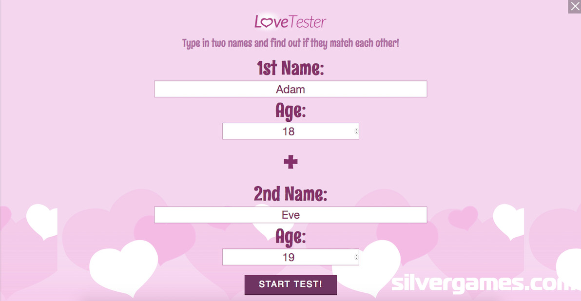 Love Tester Online Game & Unblocked - Flash Games Player