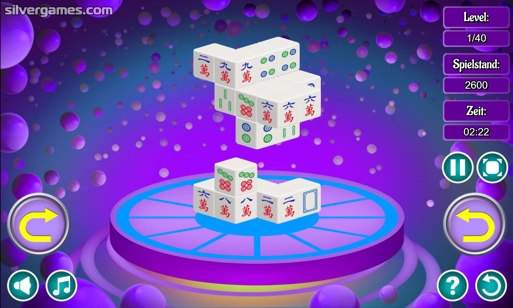 MAHJONG 3D jogo online no