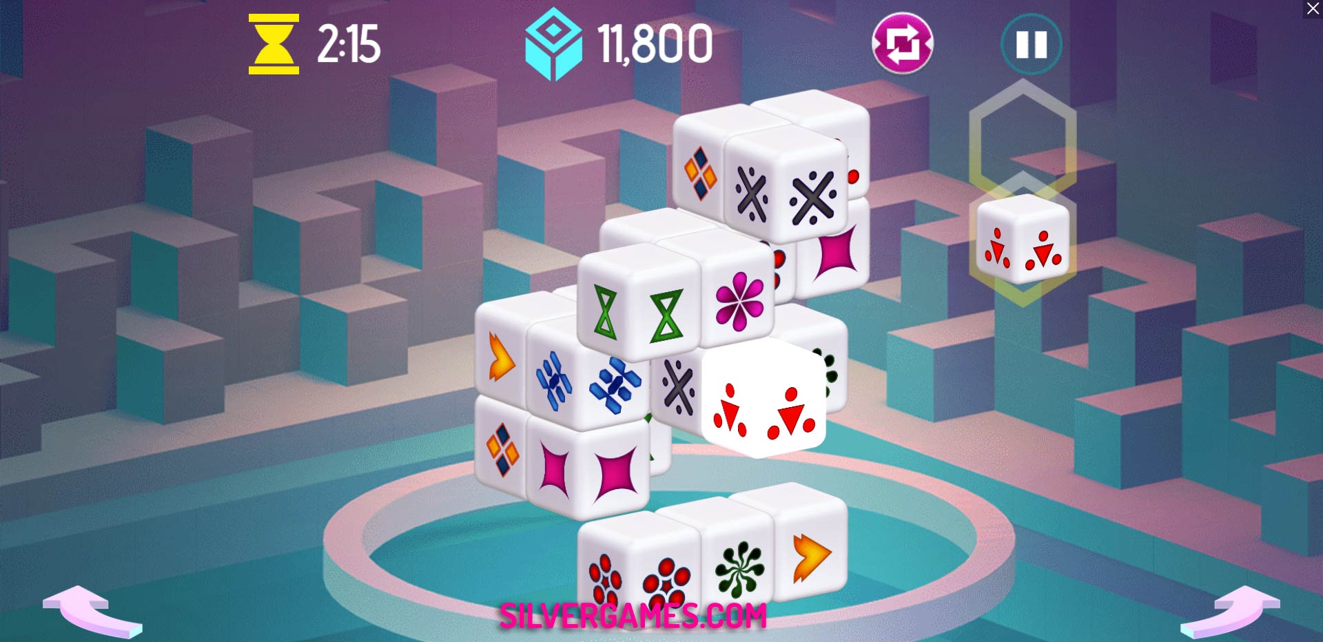 Mahjong Dimensions: 900 seconds - Juegos de Puzzles - Isla de Juegos