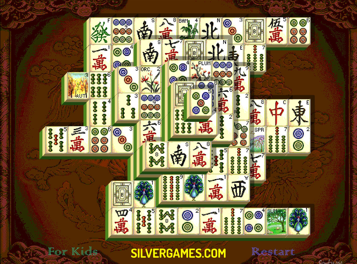 Mahjong Shanghai Dynasty  Play Mahjong Shanghai full screen online