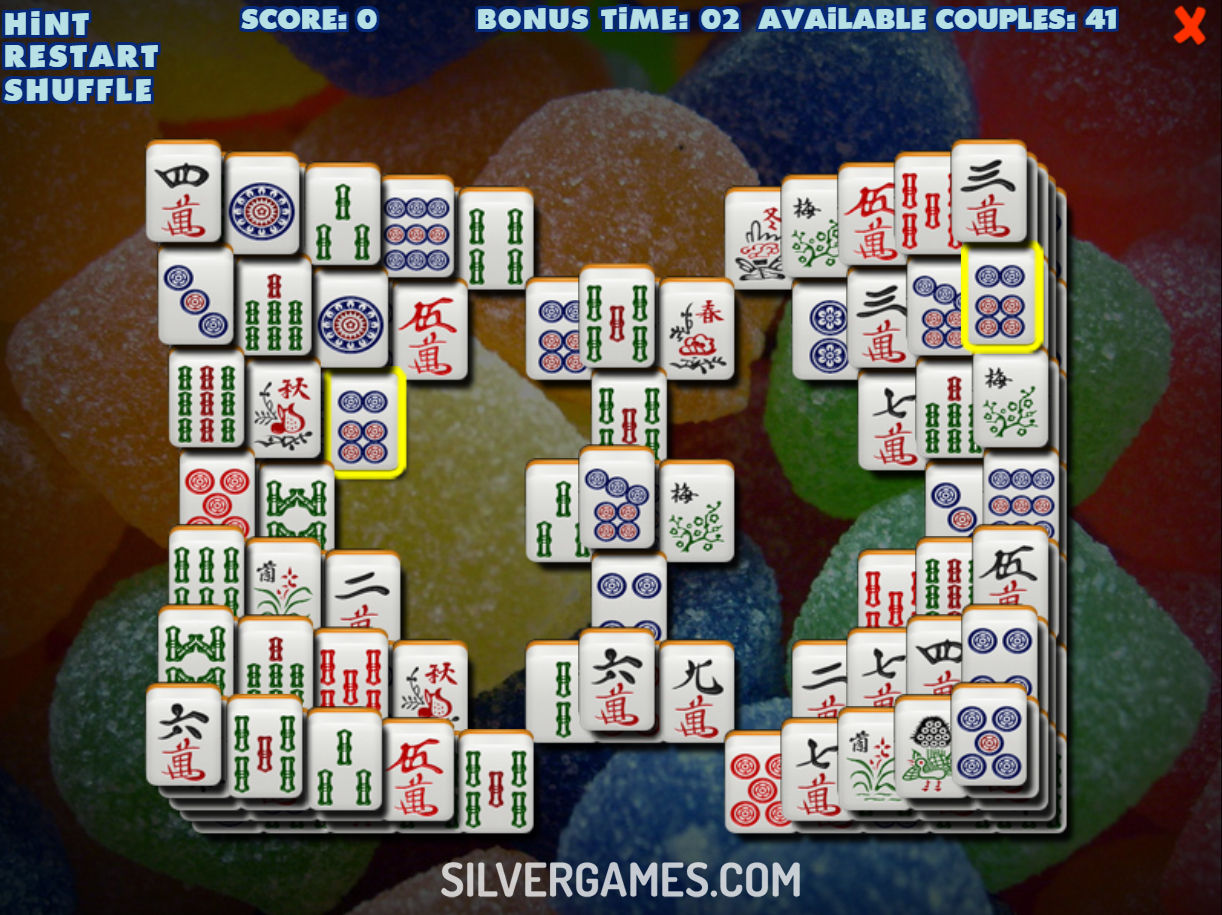 Mahjong Solitaire Classic - SilverGames.com でオンラインでプレイ 🕹️