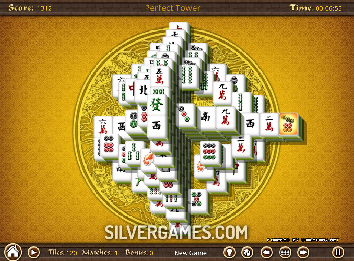 Mahjong Tower - Играйте Онлайн на SilverGames 🕹️