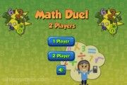 Math Duel 2 Joueur: Menu