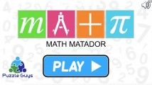 Matematikai Gyakorló Játék: Menu