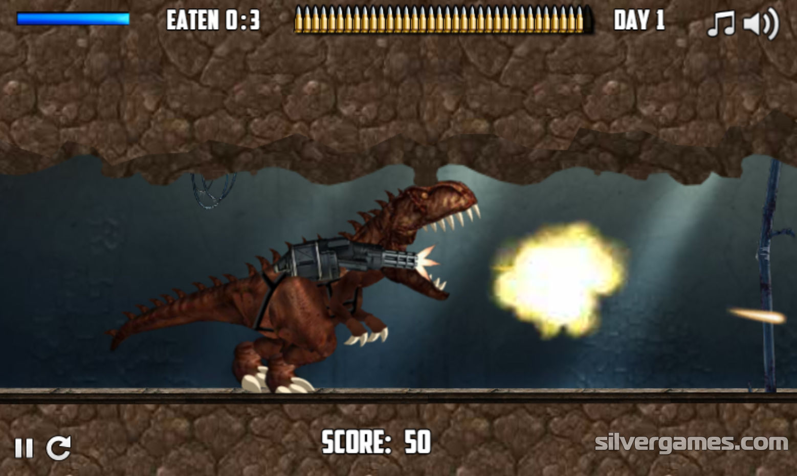 Dino Run - Play Online on SilverGames 🕹️