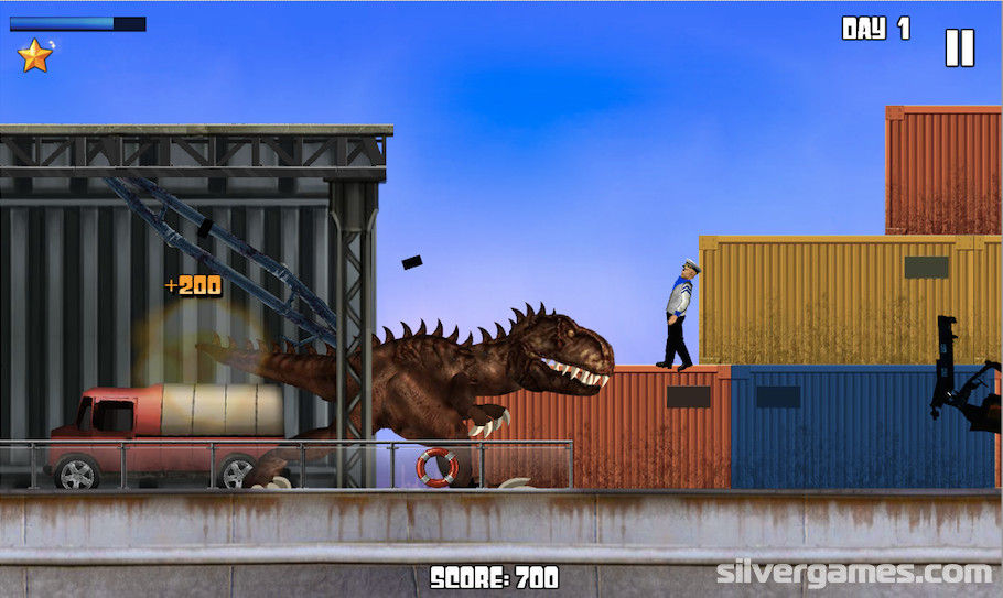 Simulador de dinossauro - Jogue Online em SilverGames 🕹️
