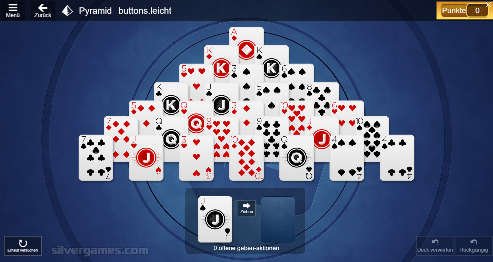 Spider Solitaire 1 2 4 Suits - Play Online on SilverGames 🕹️