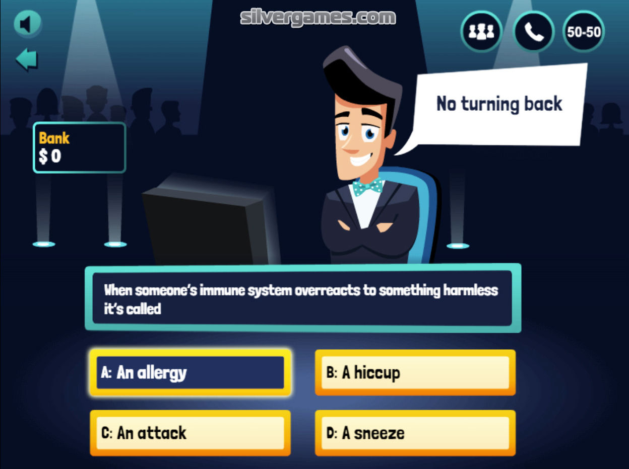 Millionaire Quiz - Play Online on SilverGames 🕹️