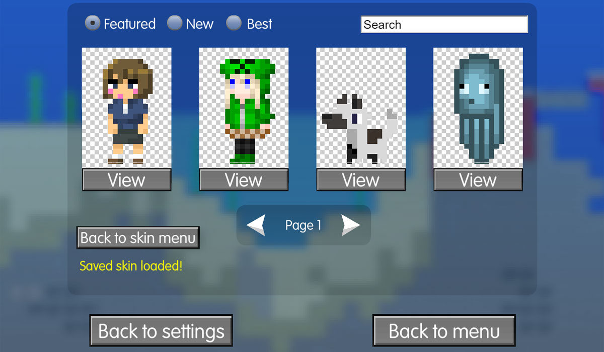 3d mine blocks skin