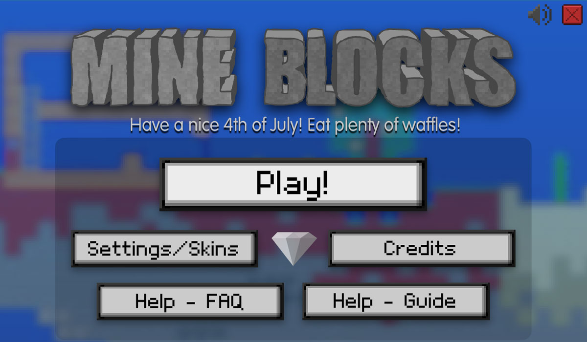 MINE BLOCKS 2 free online game on