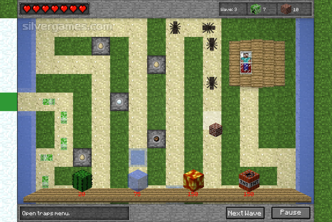 Minecraft: Tower Defense 1 - Jogo Grátis Online