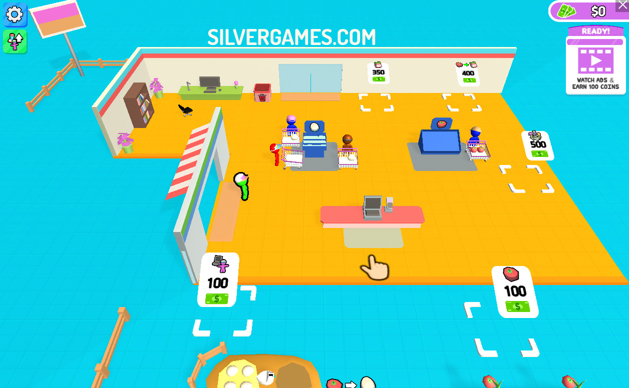 Mini Market Tycoon - Играйте Онлайн на SilverGames 🕹️