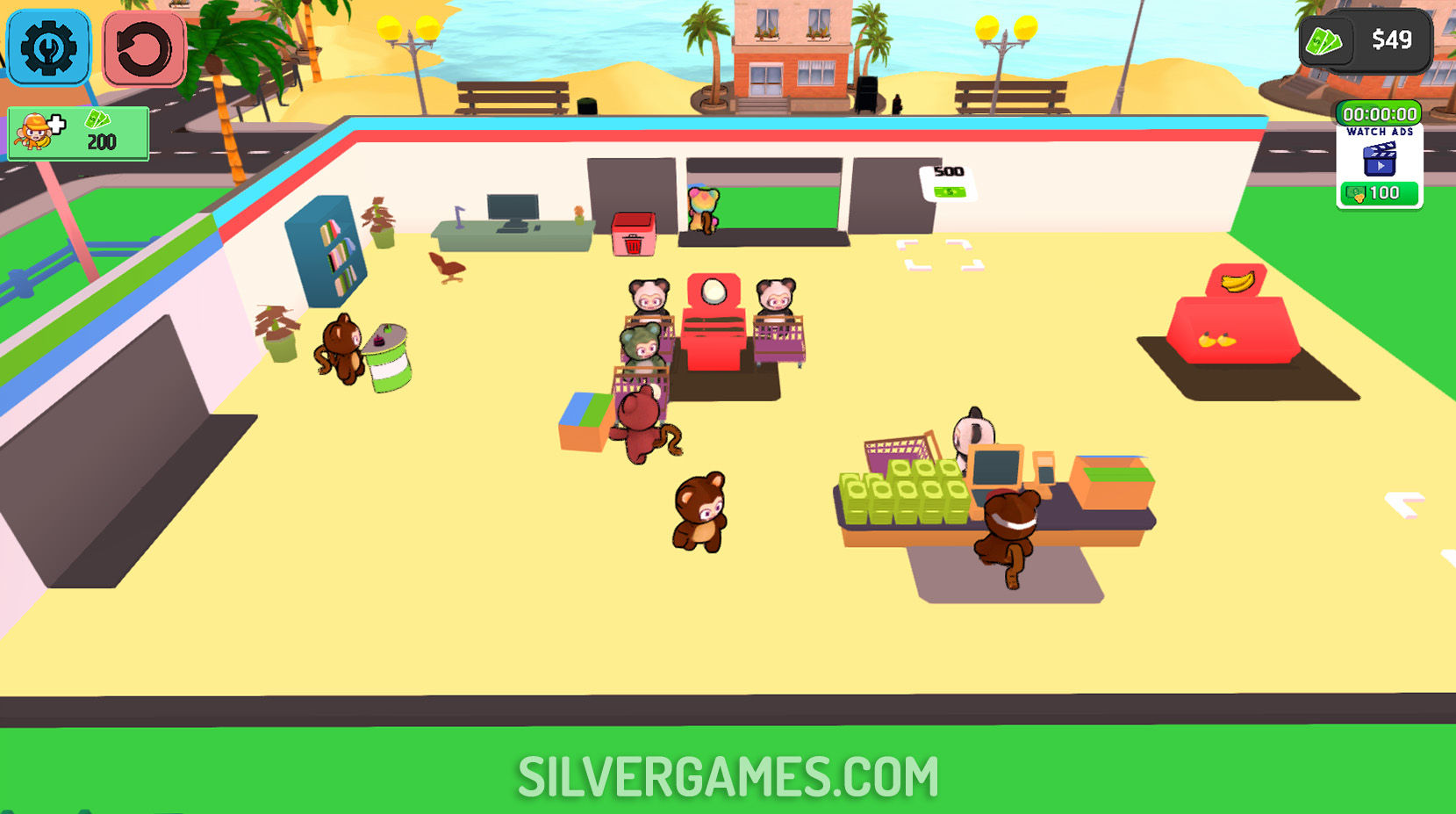 Mini Monkey Mart - Play Online on SilverGames 🕹️