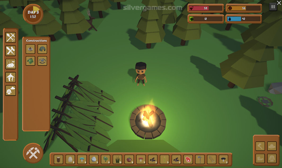 Mini Survival - 🕹️ Online Game