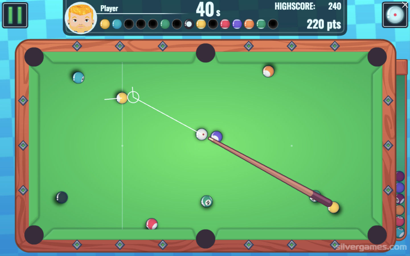 Snooker Games: Play Snooker Games on LittleGames for free