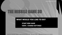 Missile Game: Menu