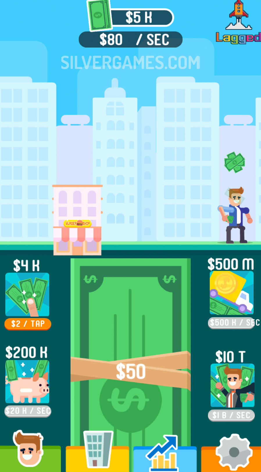 Money Clicker Play Online On SilverGames 
