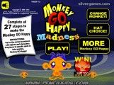 Monkey Go Happy Madness: Menu