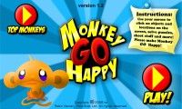 Monkey Go Happy: Menu
