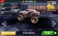 Akrobacje Monster Trucków: Gameplay Garage Car