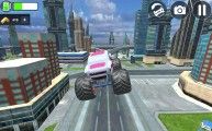 Aksi Truk Monster: Gameplay Car Racing