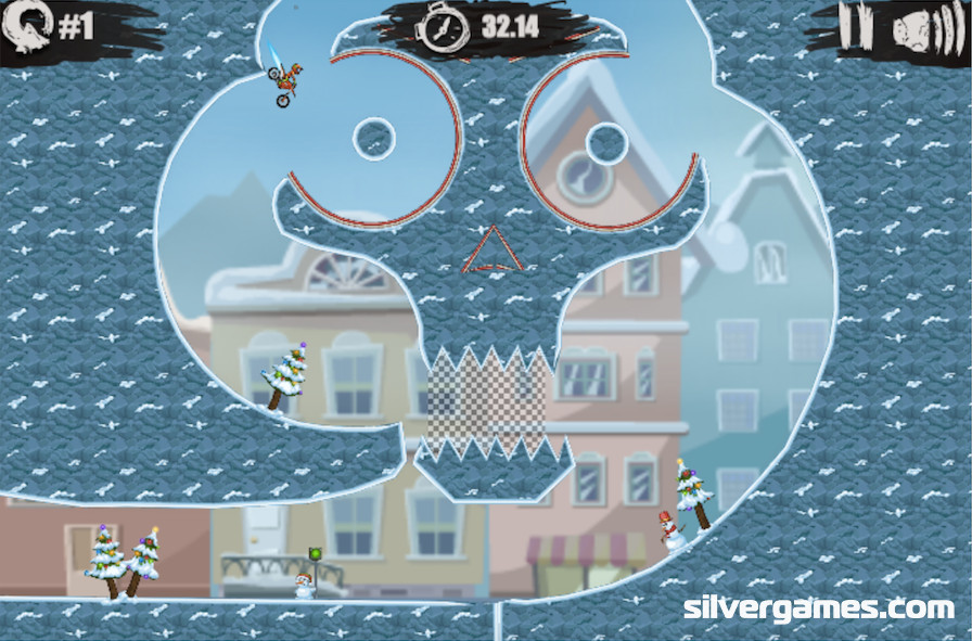 Moto X3M 4: Winter - Jogue Online em SilverGames 🕹️